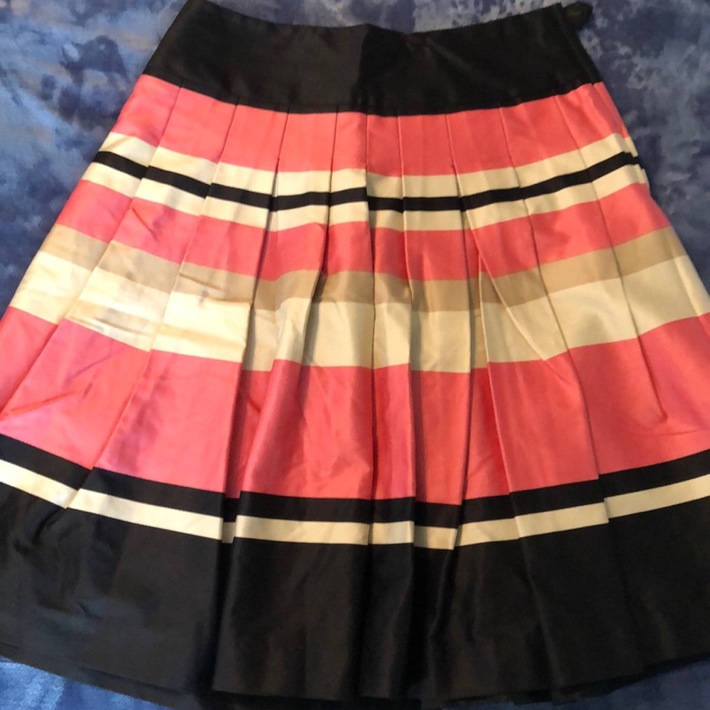 H&M Pleated Striped Skirt- Size 6